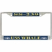 USS Whale SS-239 License Plate Frame