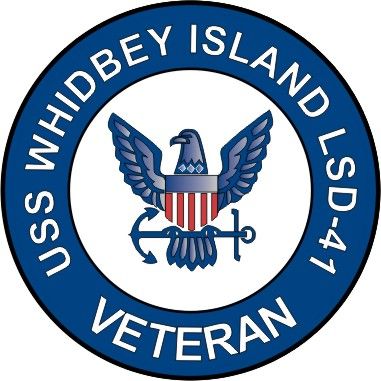 USS Whidbey Island LSD-41 Veteran Decal Sticker