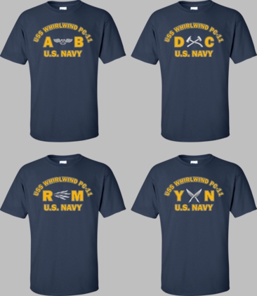 USS WHIRLWIND PC-11 Rates Apparel