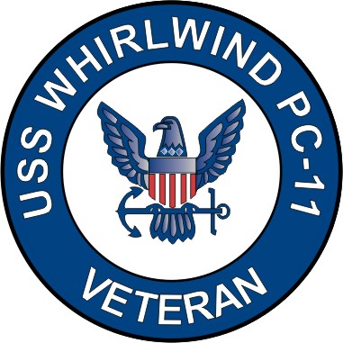 USS Whirlwind PC-11 Veteran Decal Sticker