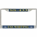 USS Whiting SS-433 License Plate Frame