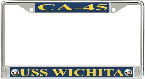 USS Wichita CA-45 License Plate Frame