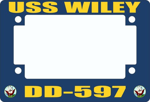 USS Wiley DD-597 Motorcycle Frame