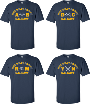 USS WILEY DD-597 Rates Apparel