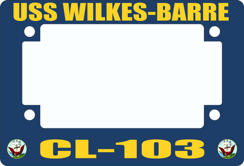 USS Wilkes-Barre CL-103 Motorcycle Frame