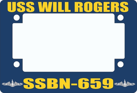 USS Will Rogers SSBN-659 Motorcycle Frame