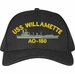 USS Willamette AO-180 Ships Custom Embroidered Cap