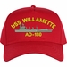 USS Willamette AO-180 Ships Custom Embroidered Cap