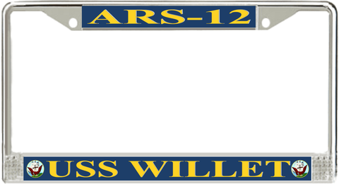 USS Willet ARS-12 License Plate Frame