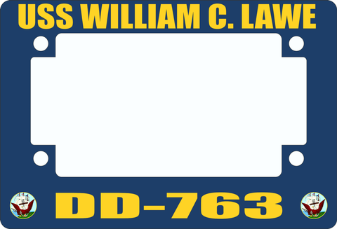 USS William C. Lawe DD-763 Motorcycle Frame