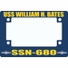 USS William H. Bates SSN-680 Motorcycle Frame