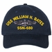 USS William H Bates SSN-680 with Dolphins Unstructured Dad Cap