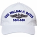 USS William H Bates SSN-680 with Dolphins Unstructured Dad Cap