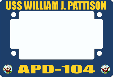 USS William J. Pattison APD-104 Motorcycle Frame