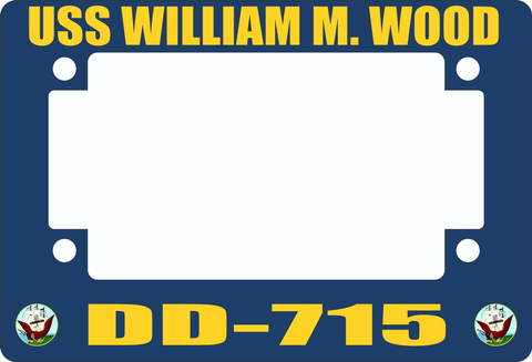 USS William M. Wood DD-715 Motorcycle Frame