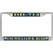 USS William R. Rush DD-714 License Plate Frame