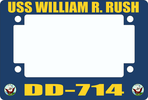 USS William R. Rush DD-714 Motorcycle Frame