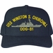 USS Winston S. Churchill DDG-81 Ship Custom Embroidered Cap