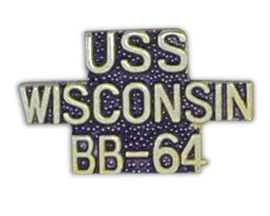 USS Wisconsin BB-64 Lapel Pin