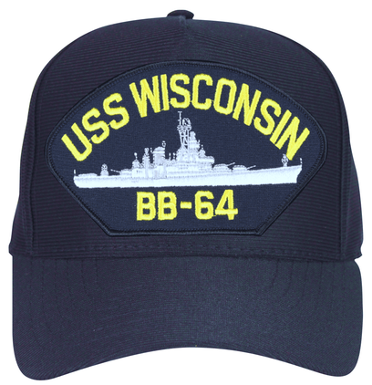 USS Wisconsin BB-64 Ship Cap