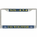 USS Wolffish SS-434 License Plate Frame