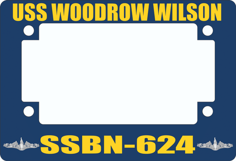 USS Woodrow Wilson SSBN-624 Motorcycle Frame
