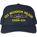 USS Woodrow Wilson SSBN-624 Submarine Custom Embroidered Cap