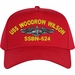 USS Woodrow Wilson SSBN-624 Submarine Custom Embroidered Cap