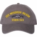 USS Woodrow Wilson SSBN-624 with Dolphins Unstructured Dad Cap