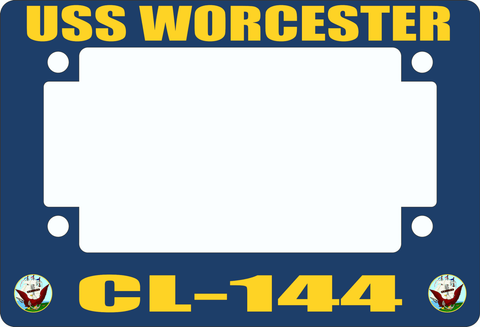 USS Worcester CL-144 Motorcycle Frame