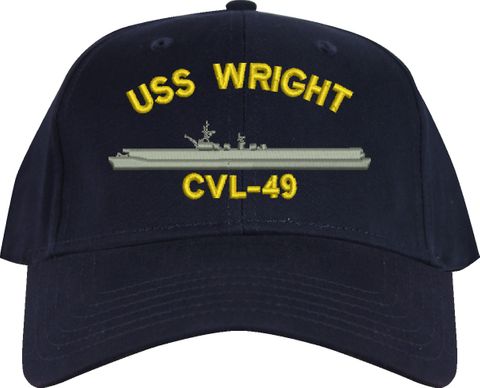 USS Wright CVL-49 Imported Cap