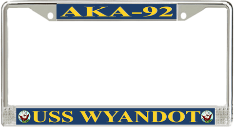 USS Wyandot AKA-92 License Plate Frame