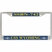 USS Wyoming  SSBN-742 License Plate Frame
