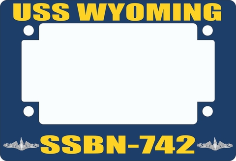 USS Wyoming SSBN-742 Motorcycle Frame