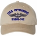 USS Wyoming SSBN-742 with Dolphins Unstructured Dad Cap