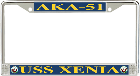 USS Xenia AKA-51 License Plate Frame