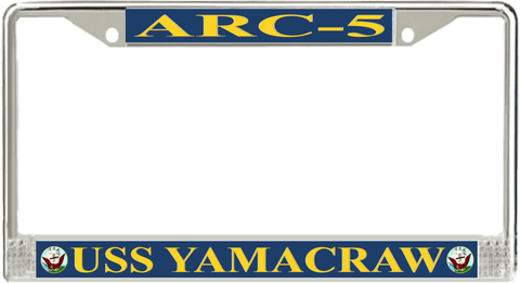 USS Yamacraw ARC-5 License Plate Frame