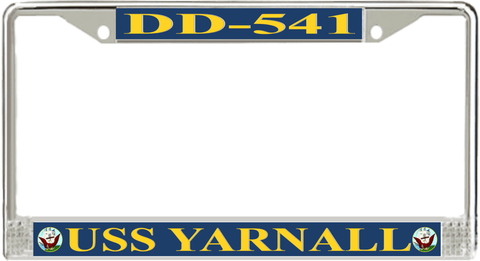USS Yarnall DD-541 License Plate Frame