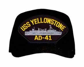 USS Yellowstone AD-41 Ship Cap