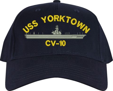USS Yorktown CV-10 Imported Cap