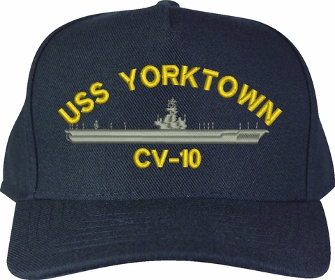 USS Yorktown CV-10 U.S. Made Cap