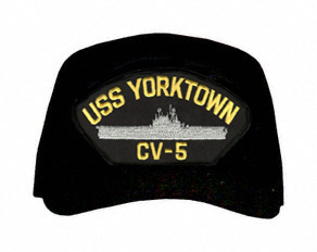 USS Yorktown CV-5 Ships Ball Cap