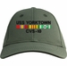 USS Yorktown CVS-10 with Vietnam Service Ribbons Embroidered Cap