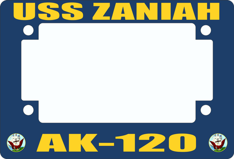 USS Zaniah AK-120 Motorcycle Frame