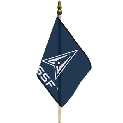 USSF Logo Mini Flag on a Stick (4" x 6")