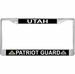 Utah Patriot Guard Automobile License Plate Frame