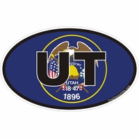 Utah State Decals Stickers Thumbnail Illustration