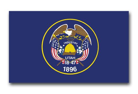 Utah State Flag Vinyl Transfer Decal