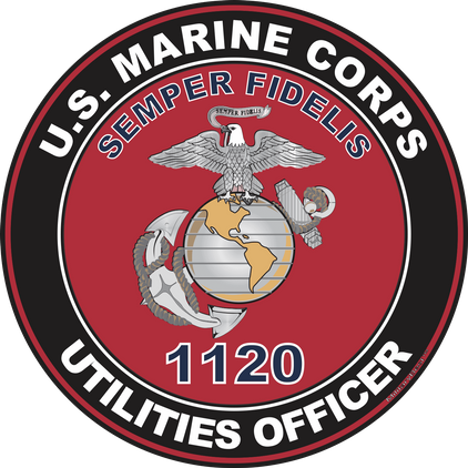 U.S.M.C. MOS 1120 Utilities Officer Decal