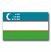 Uzbekistan Flag Vinyl Transfer Decal